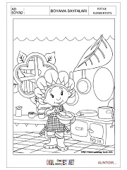 Fifi ve Flowertots boyama sayfaları